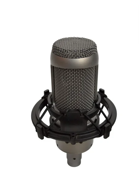 Estúdio microfone vocal isolado 2 — Fotografia de Stock