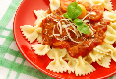 Deatailed farfalle