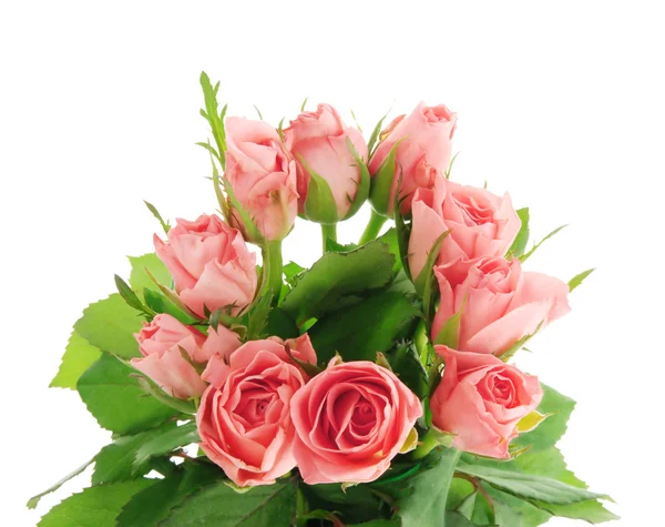 Рожевий букет з троянд — стокове фото