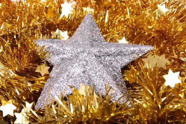 Рождественский фон со звездами — стоковое фото