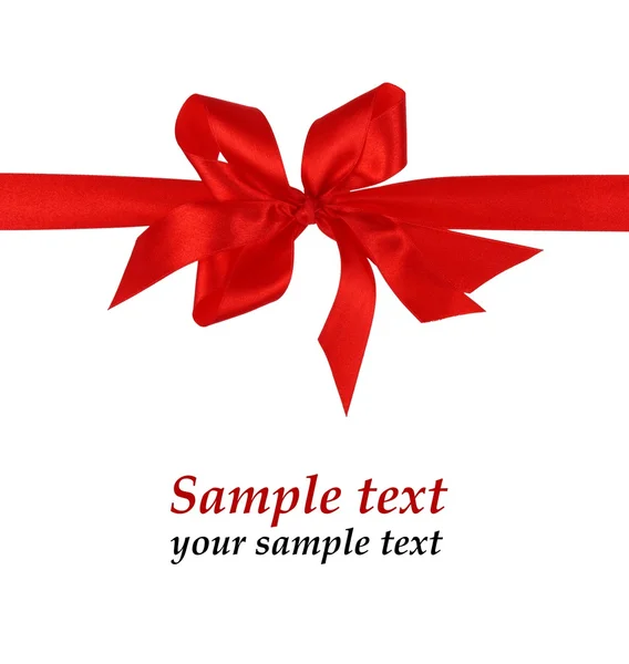 Background with red ribbon — Stock Photo, Image