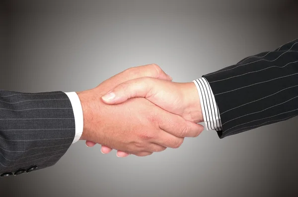 Handshake affär — Stockfoto