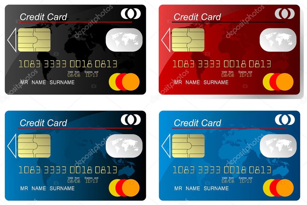 Set of credit card