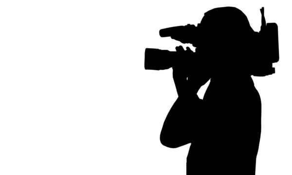 Cameraman Filming — Stock Photo, Image