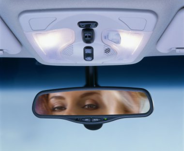 Rear-view mirror clipart