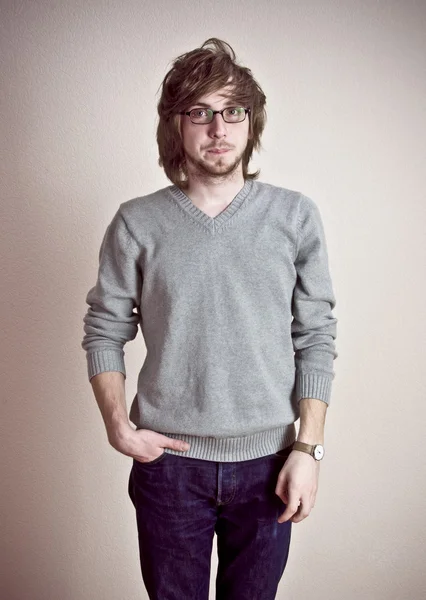 stock image Portrait of young man