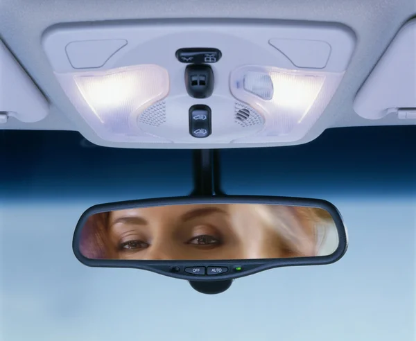 Rear-view mirror — Stock Photo, Image