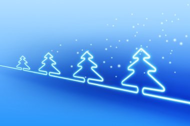 X-mas electric background clipart