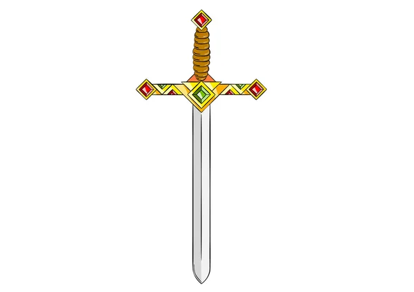 Schwert — Stockvektor