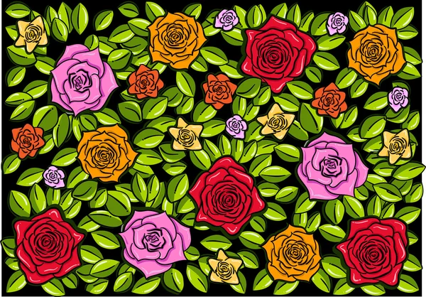 ดอกกุหลาบ — ภาพเวกเตอร์สต็อก