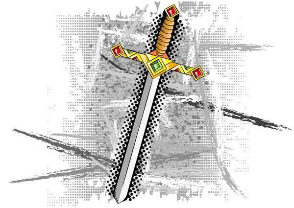 Espada — Vector de stock