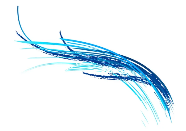 Modrá vlna — Stockový vektor