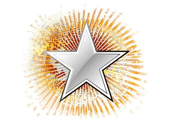 Estrella de Plata — Archivo Imágenes Vectoriales