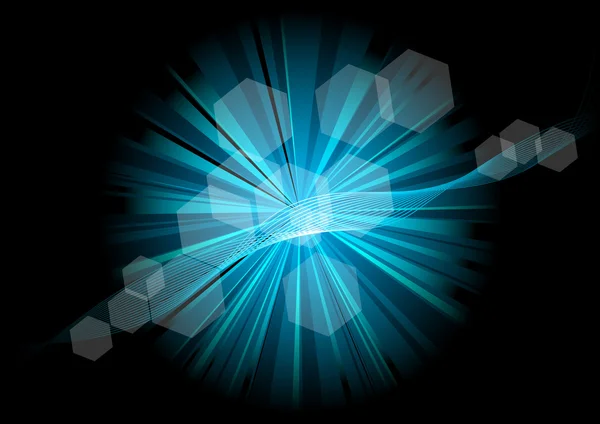 Étoile bleue — Image vectorielle