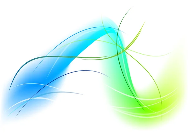 Bleu et vert — Image vectorielle