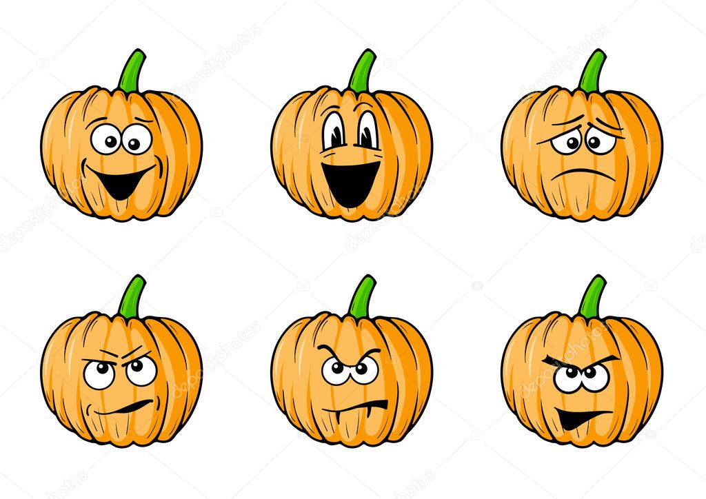 Faces pumpkins