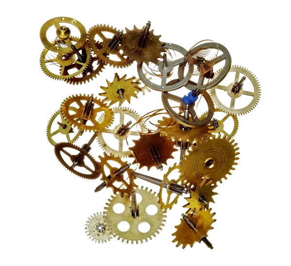Broken clockwork mechanism — Stock Photo, Image