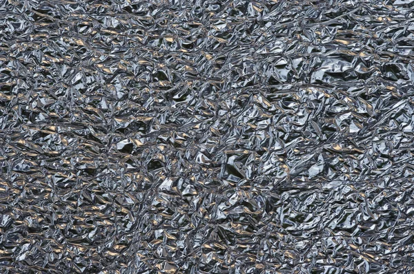 Crumpled aluminium foil — Stock Photo, Image