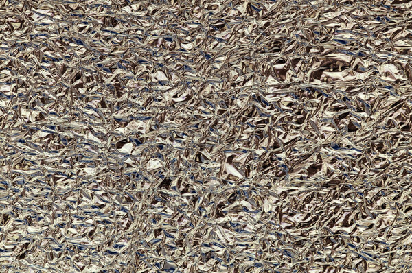 Crumpled aluminum sheet