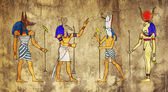 Картина, постер, плакат, фотообои "egyptian gods and goddess", артикул 3127800
