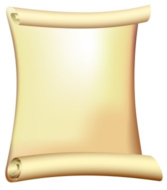 Old scroll - parchment clipart