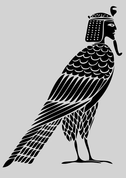 Demônio egípcio - pássaro de almas —  Vetores de Stock