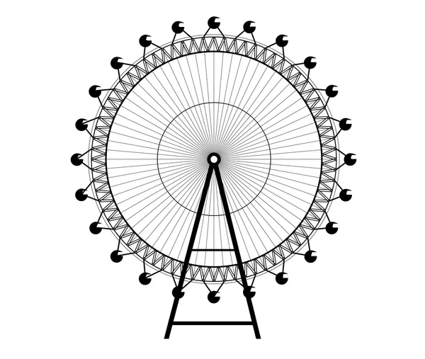 Big wheel — Stockvector