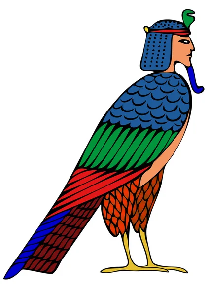 エジプトの悪魔 - 魂の鳥 — ストックベクタ