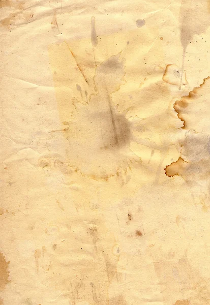 Старий гранжевий папір з плямами — стокове фото