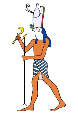 God of Ancient Egypt - Horus clipart