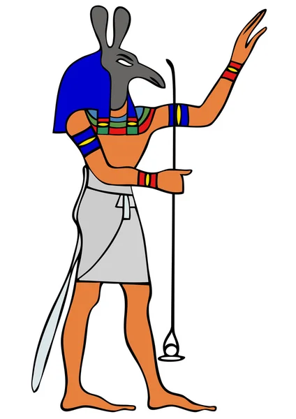 Бог Древнего Египта - Сет — стоковый вектор