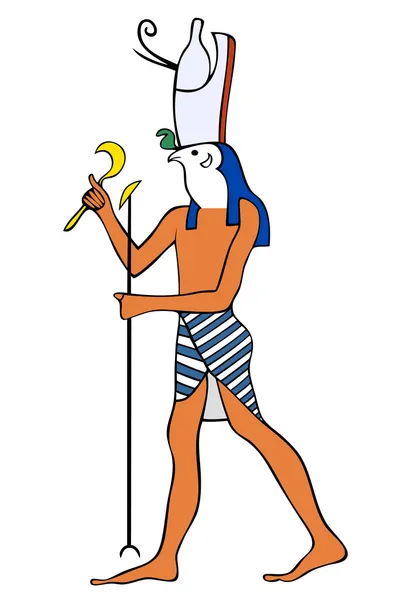 Dios del Antiguo Egipto Horus — Archivo Imágenes Vectoriales