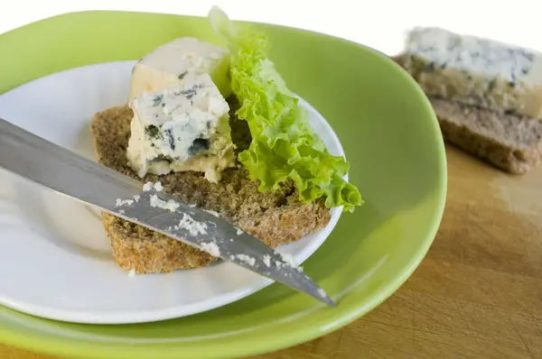 stock image Bread and cheese