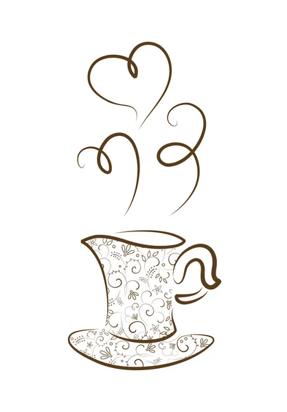 Vector illustratie van cup — Stockvector