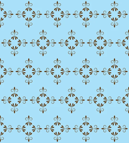 Papier peint bleu sans couture — Image vectorielle