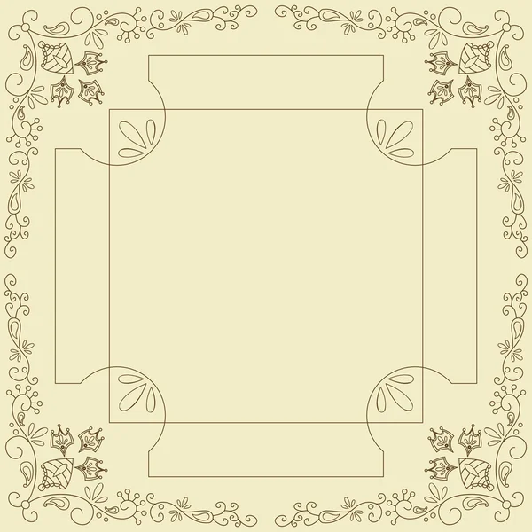 Decoratief frame — Stockvector
