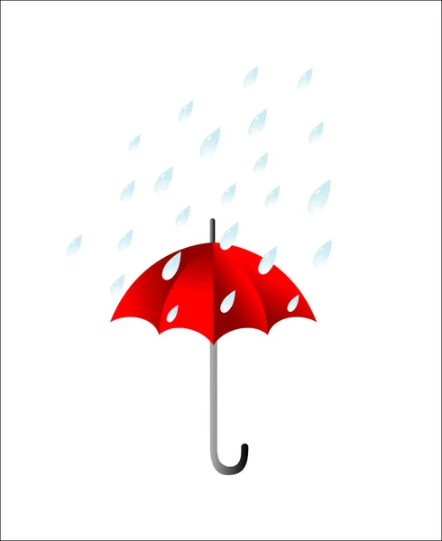 Vektorové ilustrace deštník — Stockový vektor