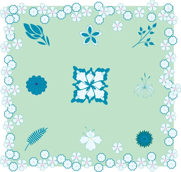 Tablecloth or card pattern — Stock Vector