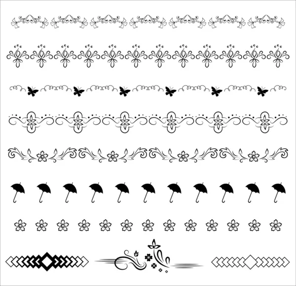 Patrón de ornamento vectorial — Archivo Imágenes Vectoriales