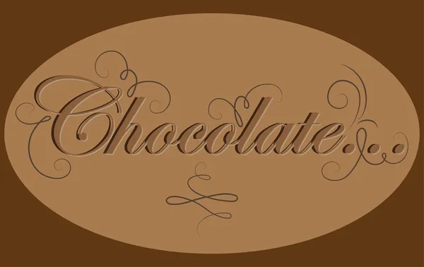 Hintergrund Schokolade — Stockvektor