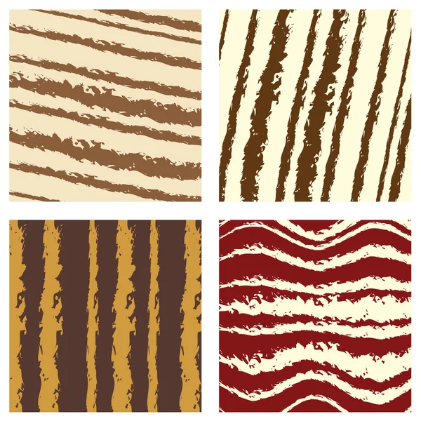 Cuatro patrón de fondo sin costuras — Archivo Imágenes Vectoriales