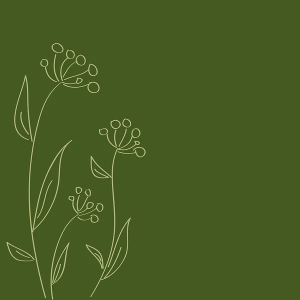 ヴィンテージの花の壁紙 — ストックベクタ