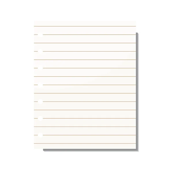 Λευκό χαρτί. εικονογράφηση φορέας — Διανυσματικό Αρχείο