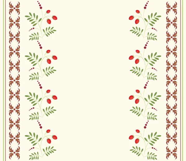 Vector floral card — Stock Vector