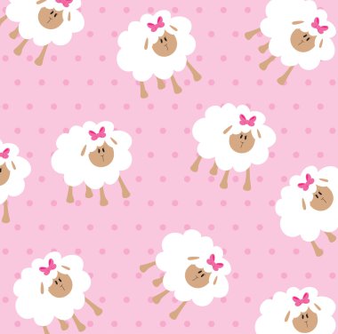 Seamless wallpaper pattern clipart