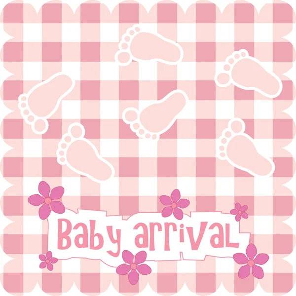 Baby arrival — Stock Vector