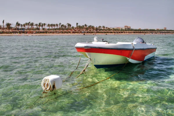 Motorbåt i sharm el sheikh — Stockfoto