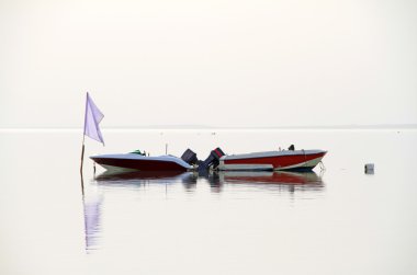 Motor boats on the Red Sea clipart