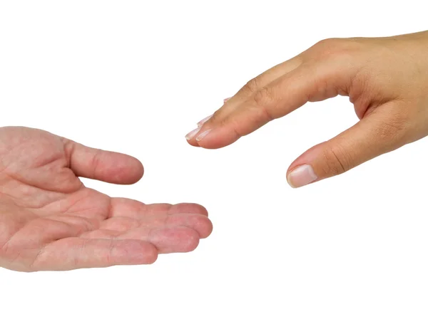 Hand touch — Stock Photo, Image