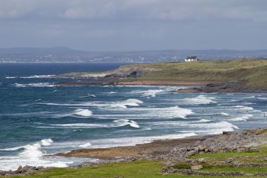 Atlantic waves of Ireland clipart